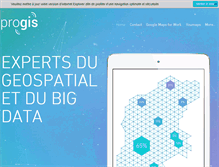 Tablet Screenshot of progis.fr