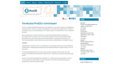 Desktop Screenshot of progis.fi