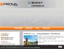 Tablet Screenshot of progis.com.pl