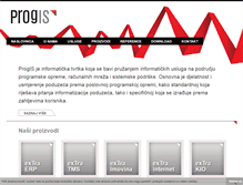 Tablet Screenshot of progis.hr